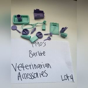 90s Barbie Veterinarian Accessories